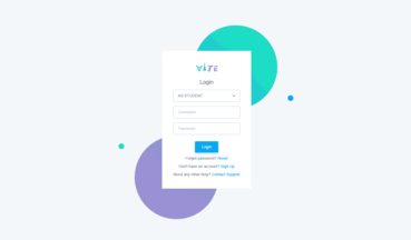 Vite Acceleratron - Authentication Page - Image