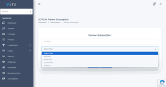 Vite Acceleratron - Subscriptions Page - Image